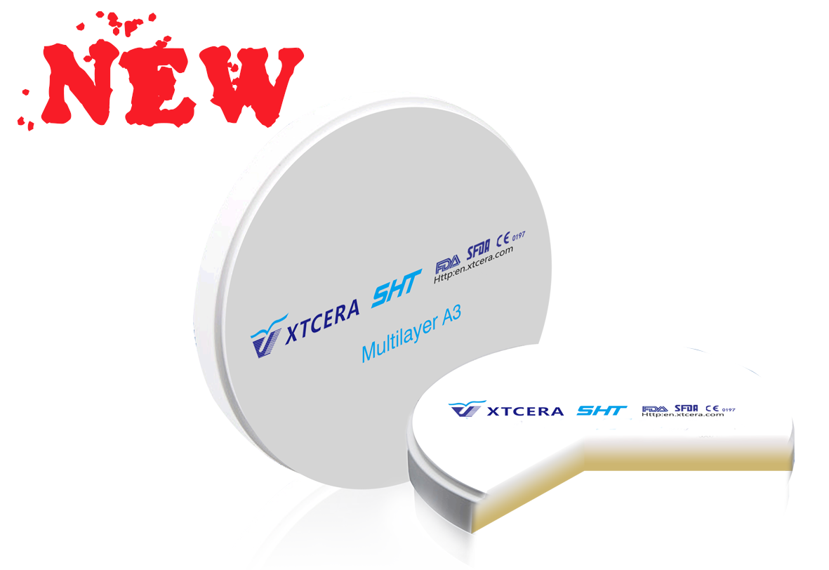 X-CERA Multilayer SHT Zirconia Blanks